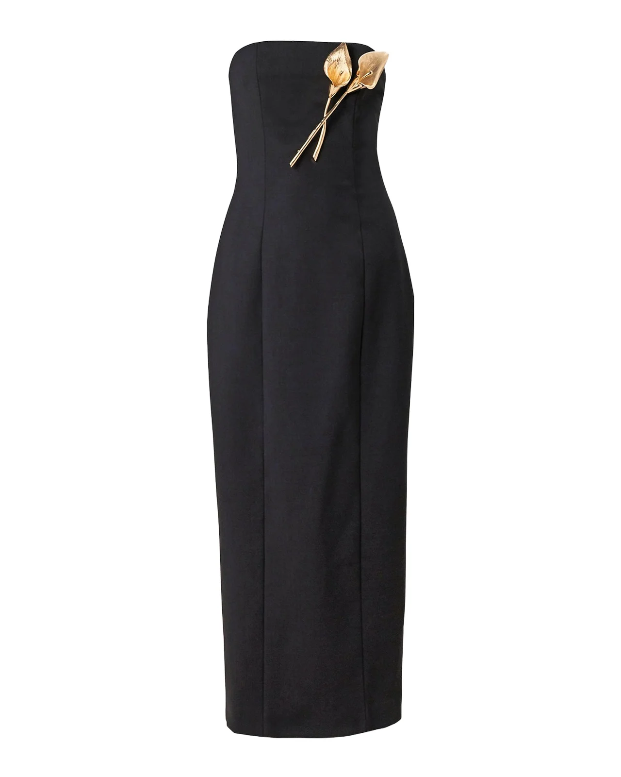 Calla Lily Strapless Column Gown