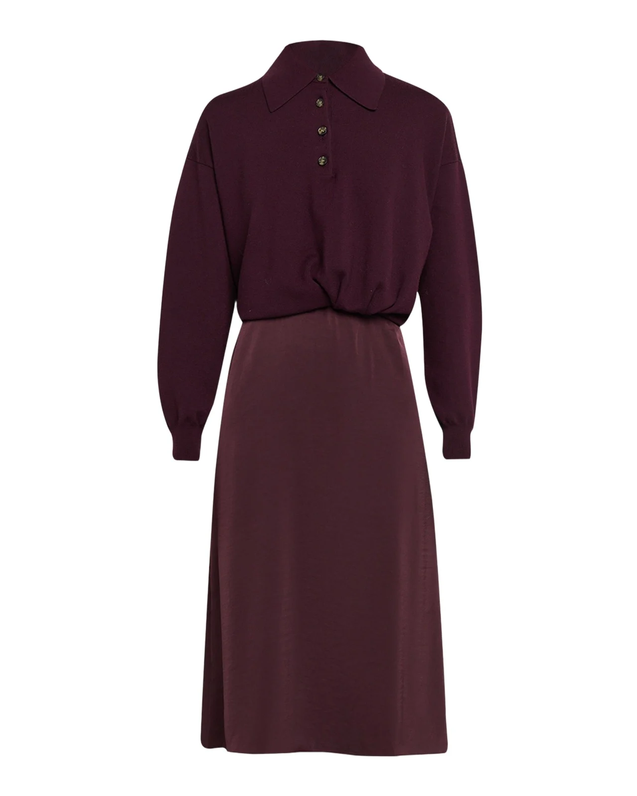 Ultra-Fine Merino Wool Combo Dress