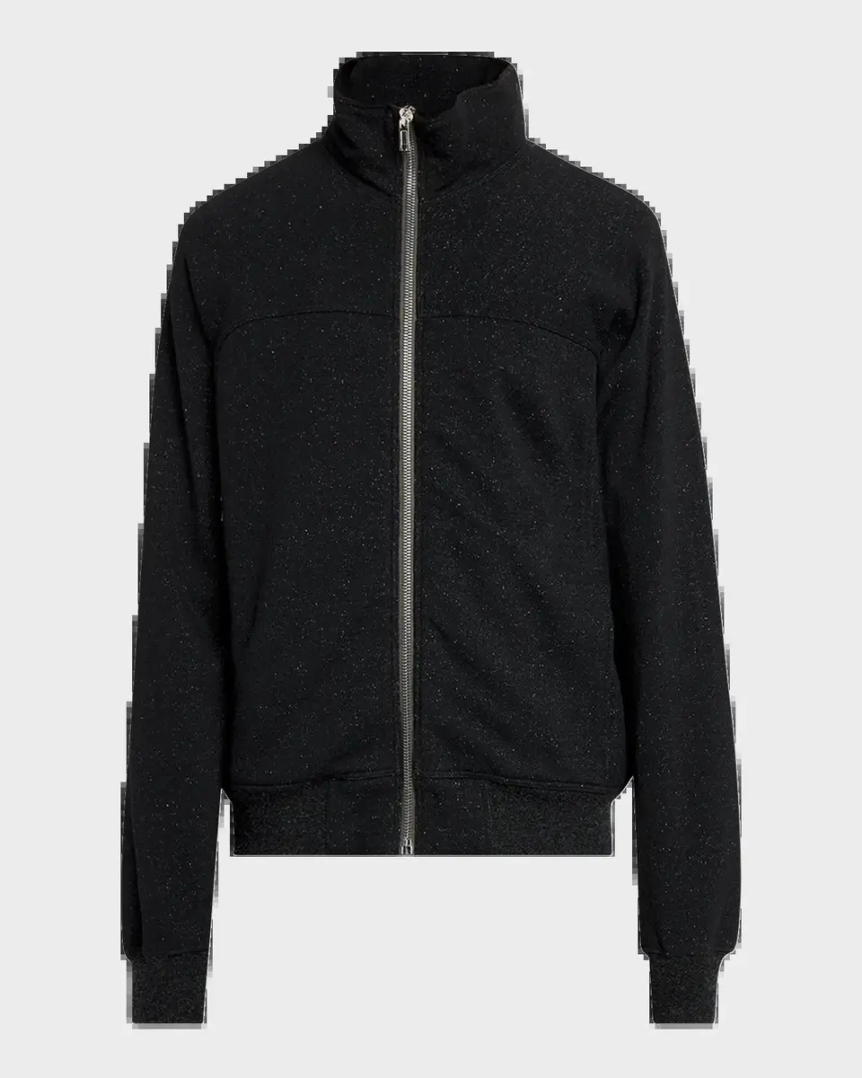 Rick Owens Men's High Neck Full-Zip Jacket | Thumbnail 2 Rick Owens Men's High Neck Full-Zip Jacket | Thumbnail 2
