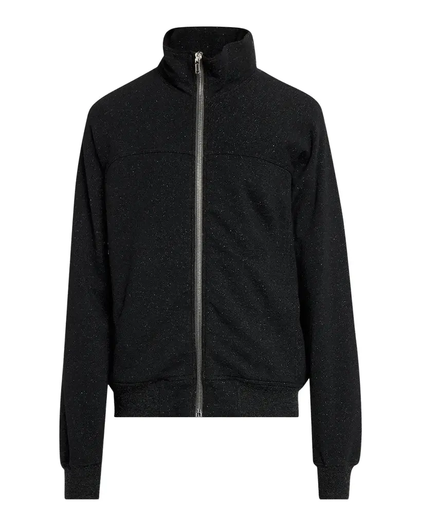 Rick Owens Men's High Neck Full-Zip Jacket | Image 1 Rick Owens Men's High Neck Full-Zip Jacket | Image 1