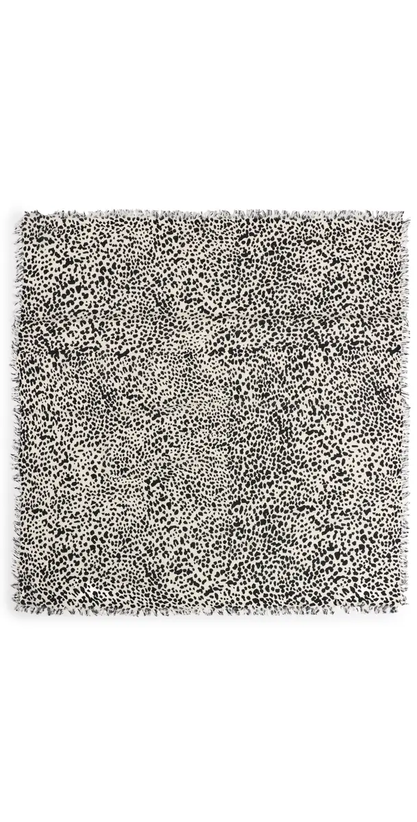 Isabel Marant Alecia Cashmere Wool Scarf Chalk/Black One Size | Image 1 Isabel Marant Alecia Cashmere Wool Scarf Chalk/Black One Size | Image 1