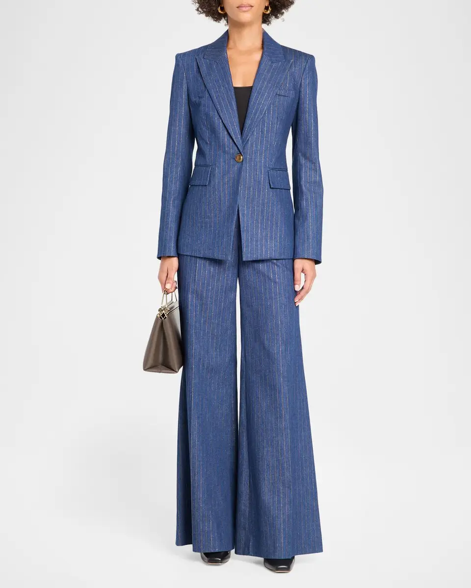 Veronica Beard Naira Striped Dickey Jacket | Thumbnail 2