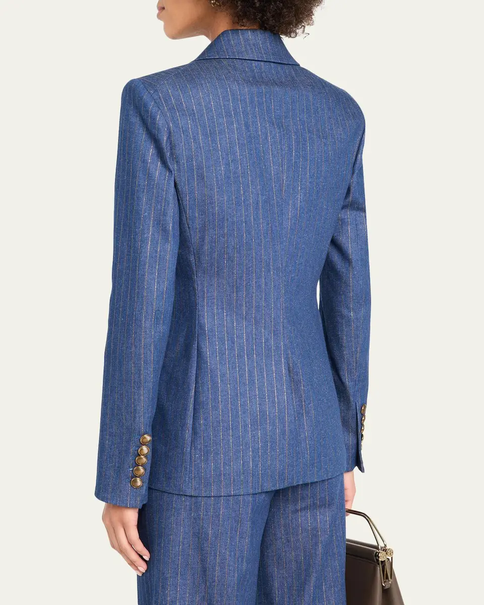 Veronica Beard Naira Striped Dickey Jacket | Thumbnail 3