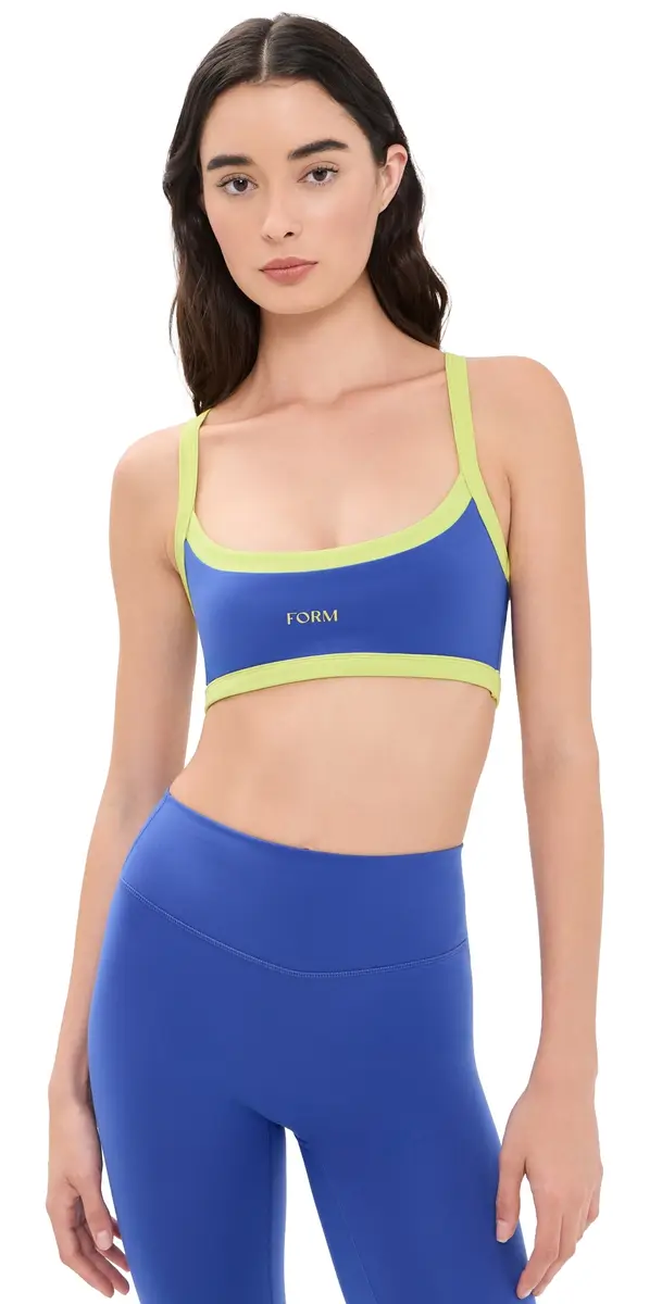 FORM Impact Reversible Bra Cobalt/ime/Navy | Image 1 FORM Impact Reversible Bra Cobalt/ime/Navy | Image 1