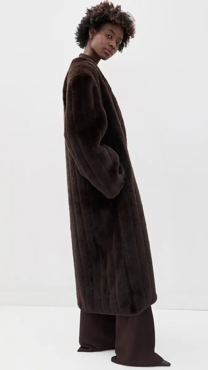 Source Unknown Dhanila Faux Fur Coat | Thumbnail 4 Source Unknown Dhanila Faux Fur Coat | Thumbnail 4