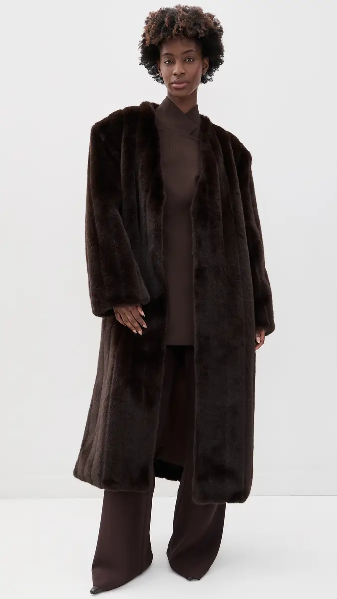 Source Unknown Dhanila Faux Fur Coat | Thumbnail 5 Source Unknown Dhanila Faux Fur Coat | Thumbnail 5
