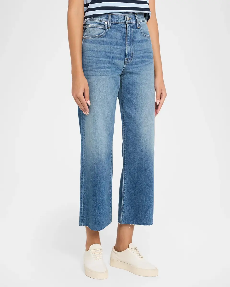 SLVRLAKE Grace High-Rise Wide-Leg Crop Jeans | Thumbnail 4 SLVRLAKE Grace High-Rise Wide-Leg Crop Jeans | Thumbnail 4