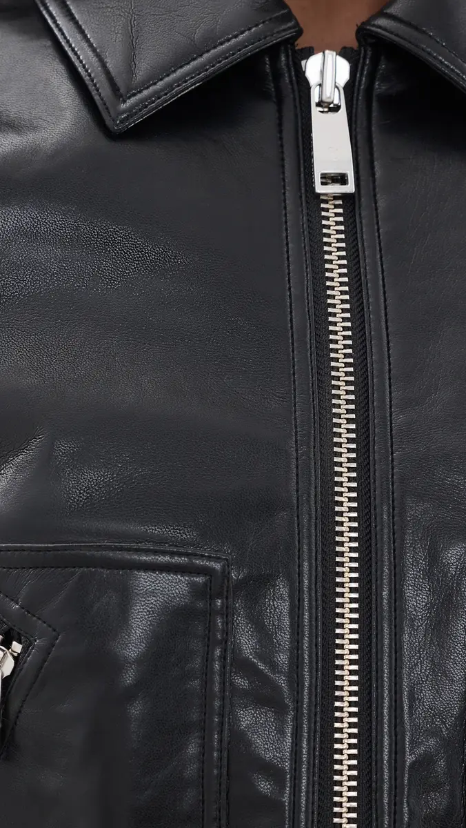 Anine Bing Assan Faux Leather Jacket | Thumbnail 6 Anine Bing Assan Faux Leather Jacket | Thumbnail 6