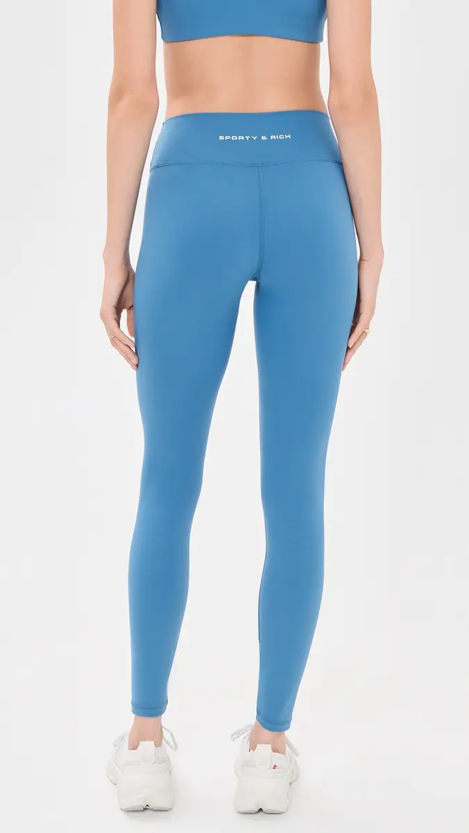 Sporty & Rich Bold Logo Full Leggings | Thumbnail 3 Sporty & Rich Bold Logo Full Leggings | Thumbnail 3