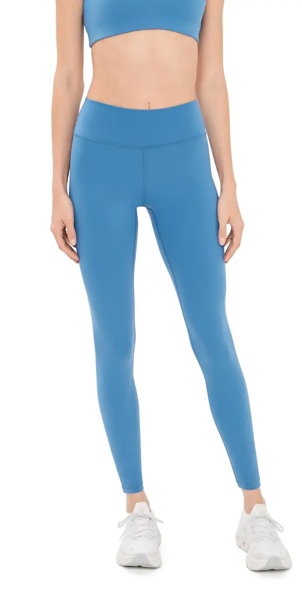 Sporty & Rich Bold ogo Full eggings Dusty Blue White | Image 1 Sporty & Rich Bold ogo Full eggings Dusty Blue White | Image 1
