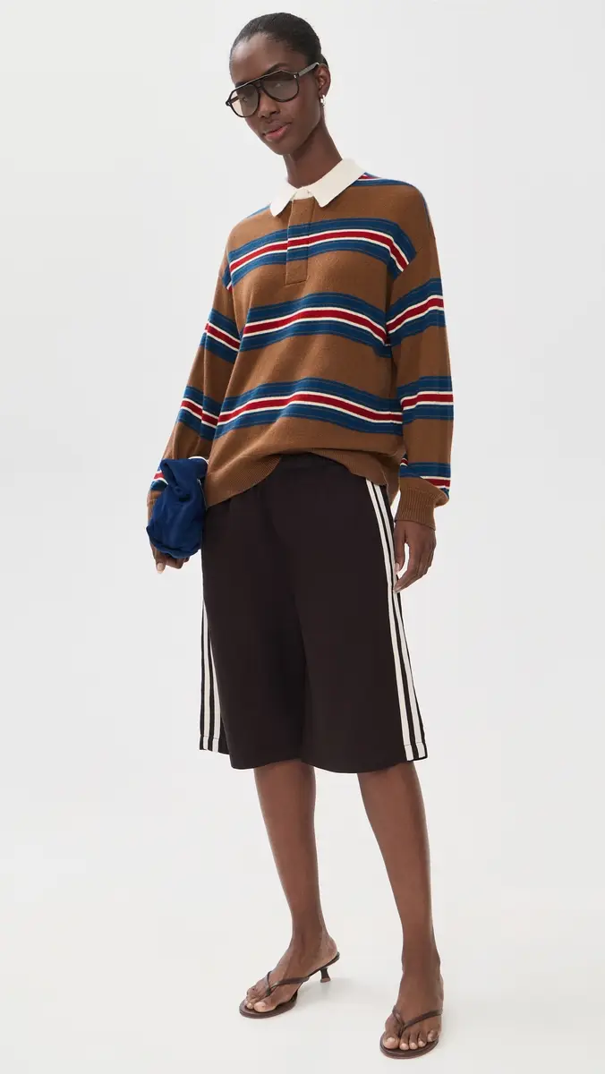 Staud Michael Cashmere Polo Sweater | Thumbnail 5 Staud Michael Cashmere Polo Sweater | Thumbnail 5