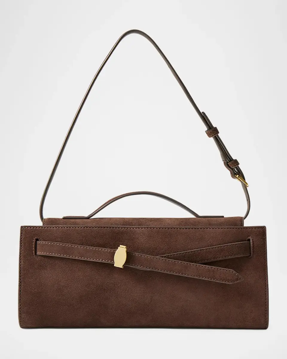 Veronica Beard Dash Suede Clutch | Thumbnail 5 Veronica Beard Dash Suede Clutch | Thumbnail 5
