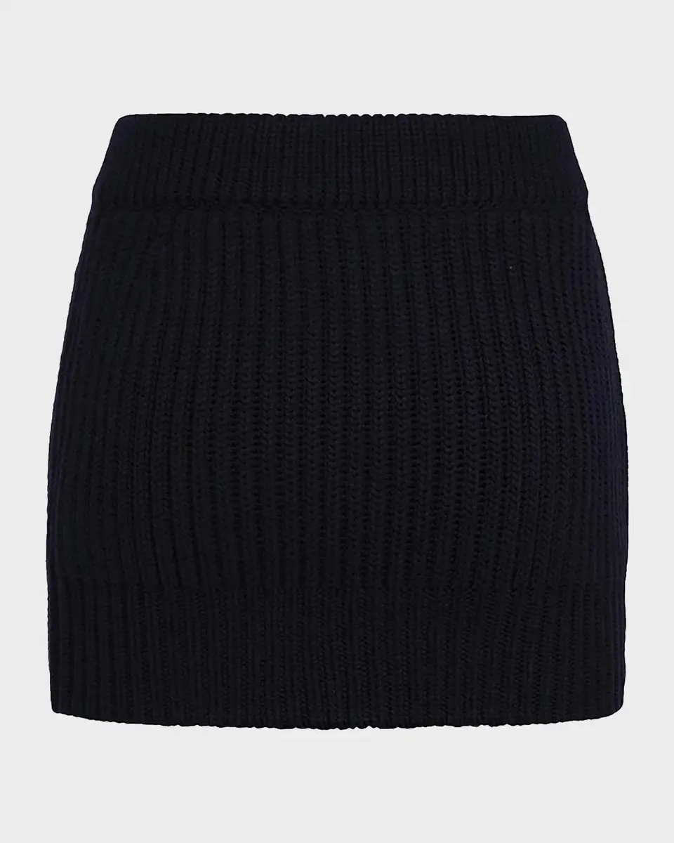 Malo Rib-Knit Cashmere Miniskirt | Thumbnail 2