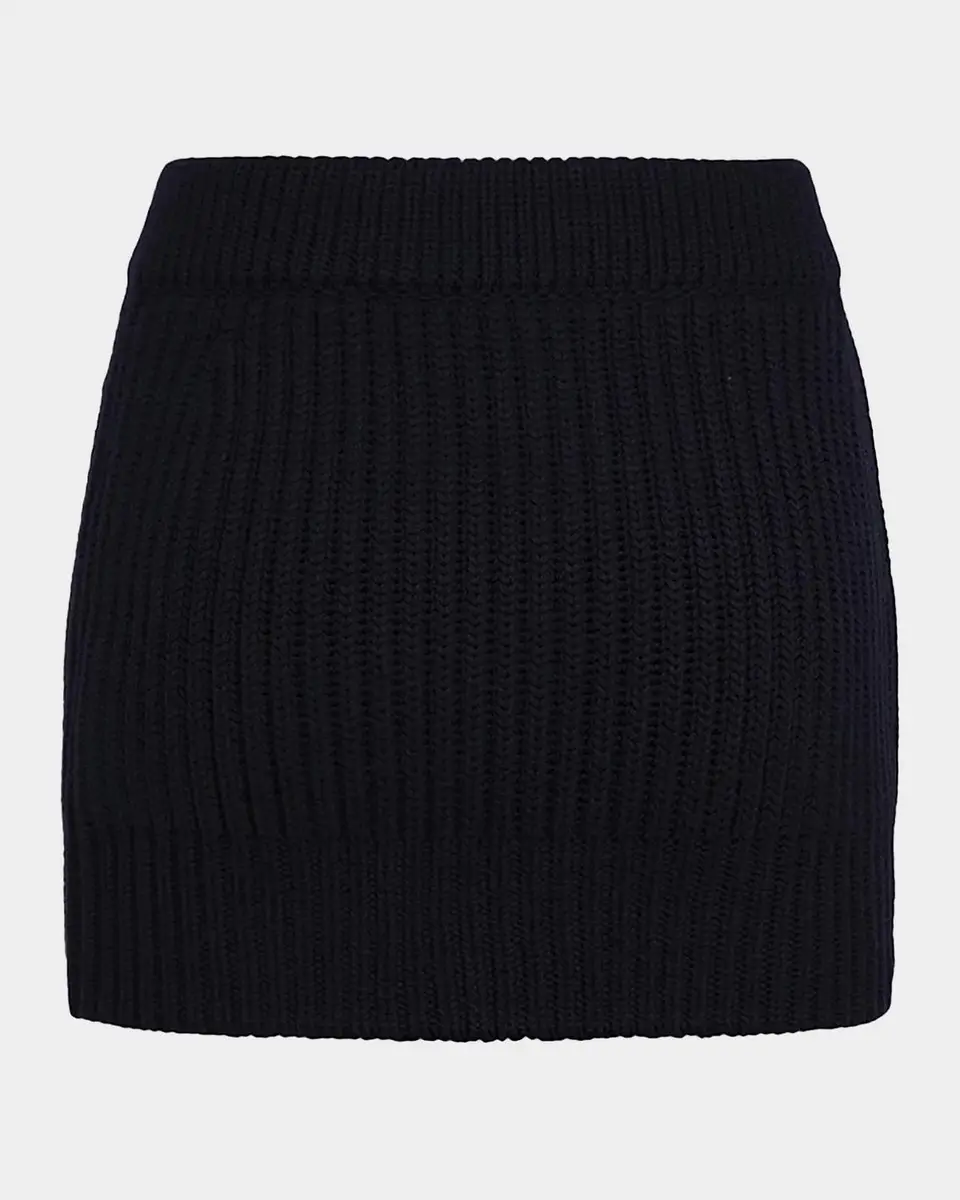 Malo Rib-Knit Cashmere Miniskirt | Thumbnail 4