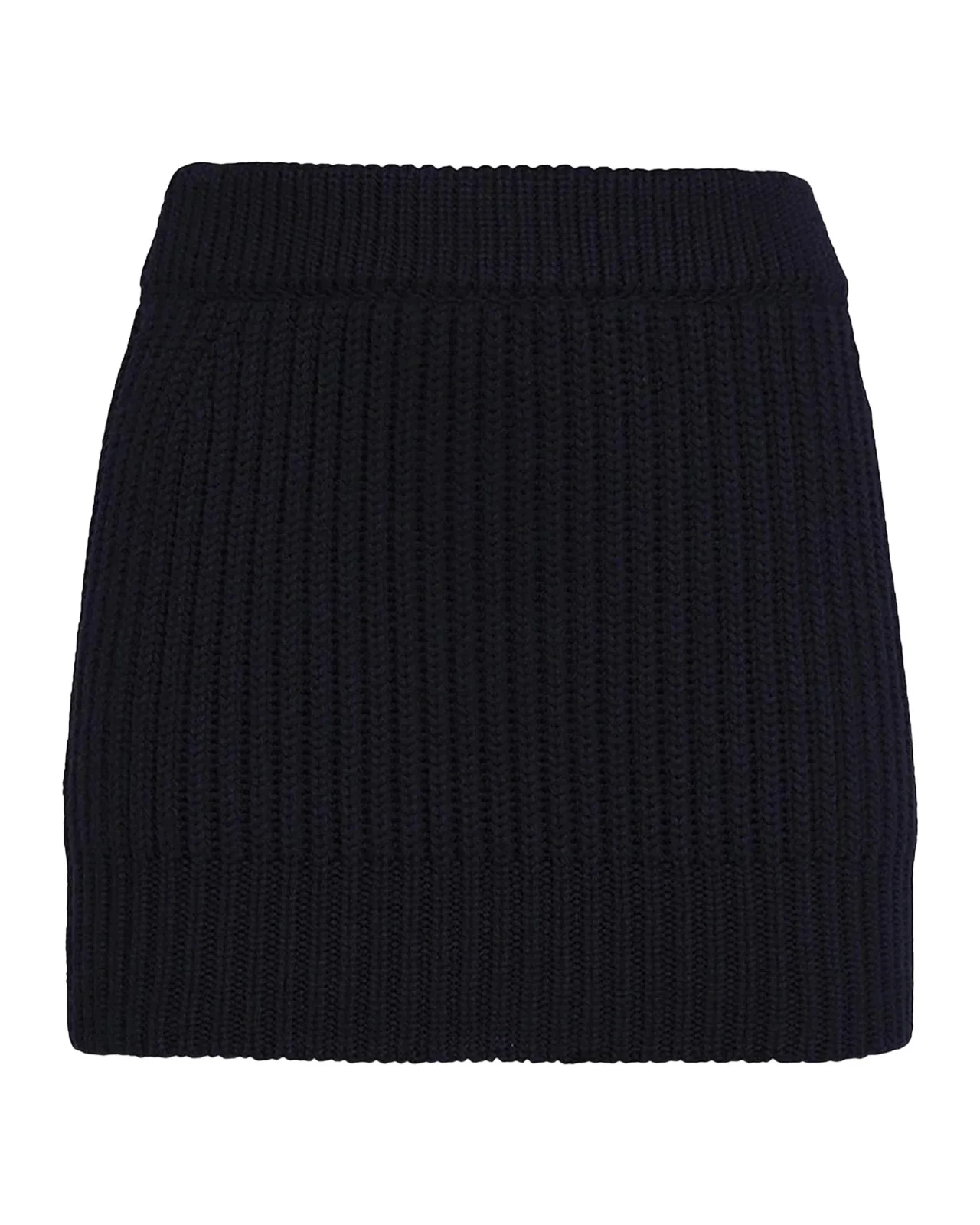 Malo Rib-Knit Cashmere Miniskirt