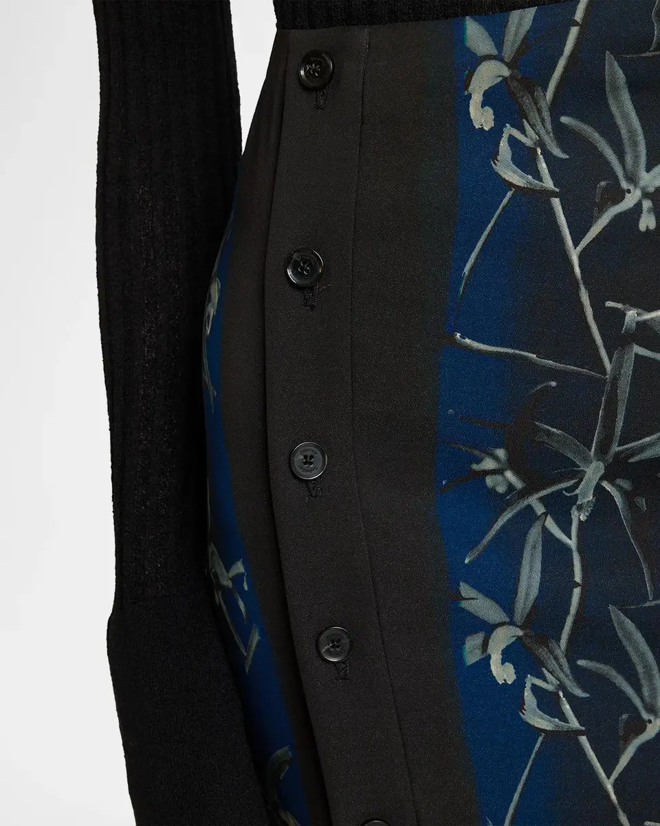 Proenza Schouler Anais Floral-Print Button-Side Midi Skirt | Thumbnail 5 Proenza Schouler Anais Floral-Print Button-Side Midi Skirt | Thumbnail 5