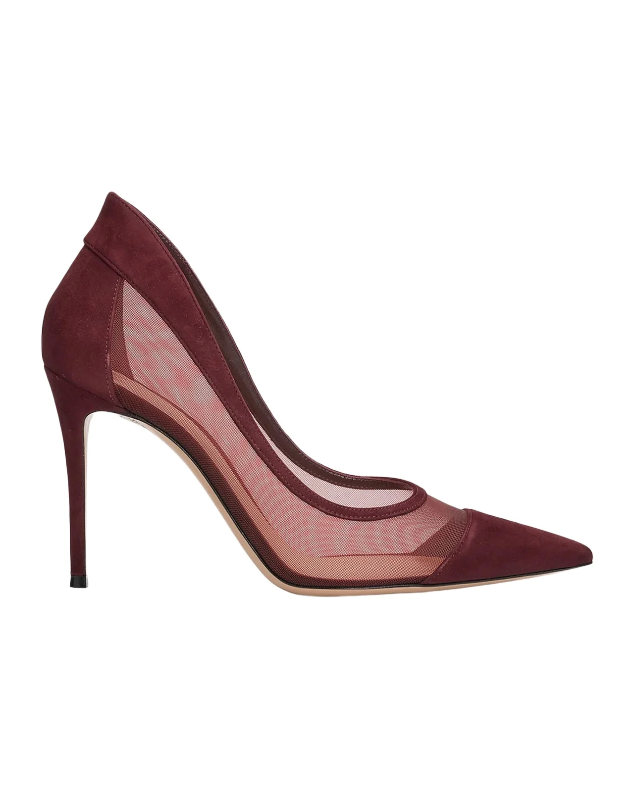 95mm Mesh and Suede Pointed-Toe Pumps 95mm Mesh and Suede Pointed-Toe Pumps
