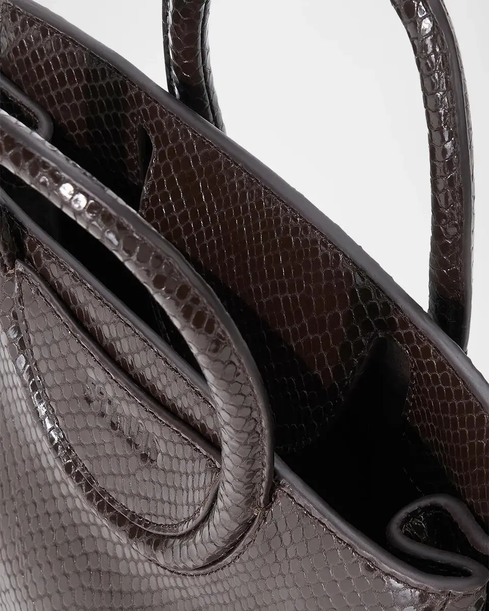 Staud Maude Mini Snakeskin Embossed Carryall Bag | Thumbnail 2 Staud Maude Mini Snakeskin Embossed Carryall Bag | Thumbnail 2