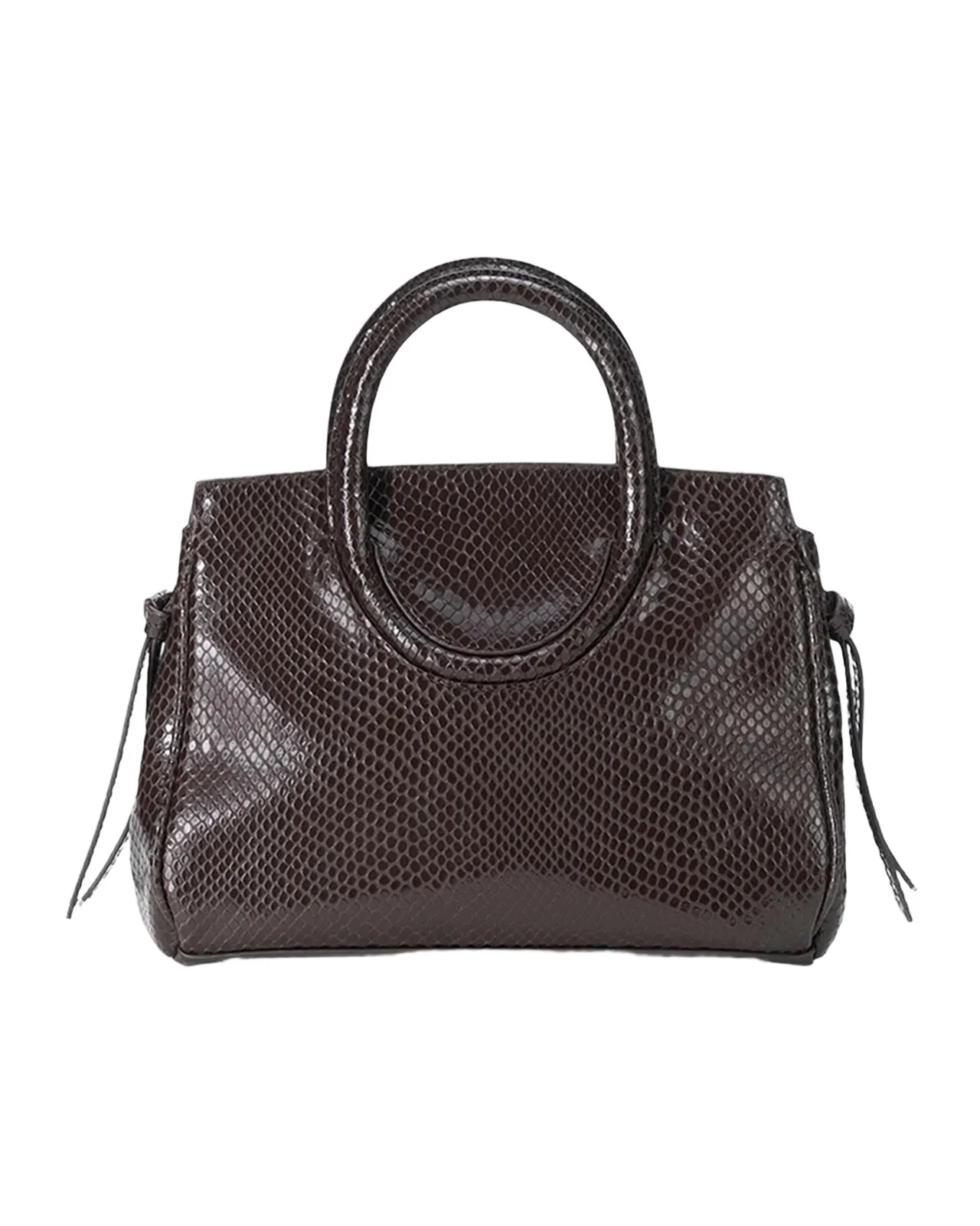 Maude Mini Snakeskin Embossed Carryall Bag Maude Mini Snakeskin Embossed Carryall Bag