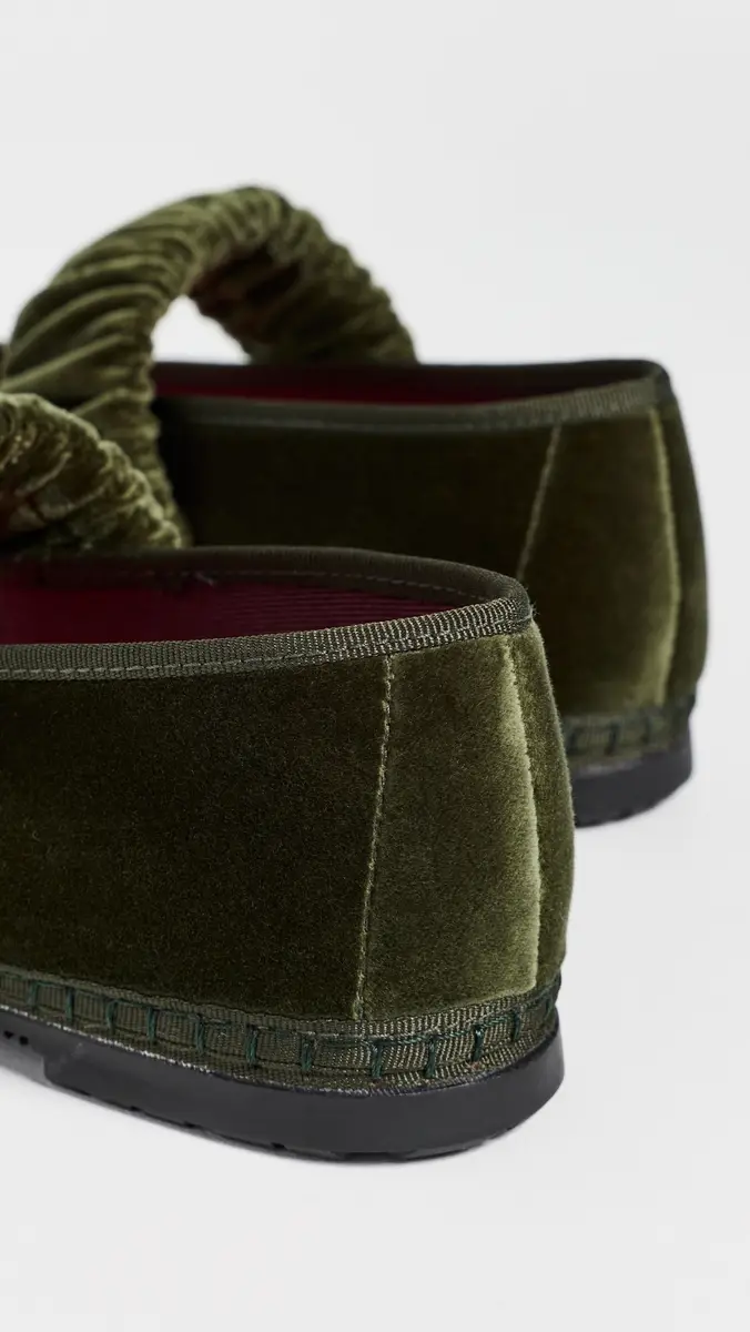 Flabelus Mafalda Velvet Mary Jane Flats | Thumbnail 4 Flabelus Mafalda Velvet Mary Jane Flats | Thumbnail 4