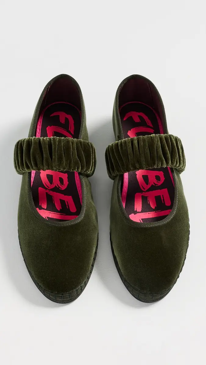 Flabelus Mafalda Velvet Mary Jane Flats | Thumbnail 5 Flabelus Mafalda Velvet Mary Jane Flats | Thumbnail 5