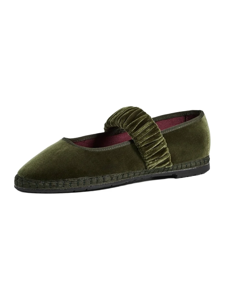 Mafalda Velvet Mary Jane Flats Mafalda Velvet Mary Jane Flats