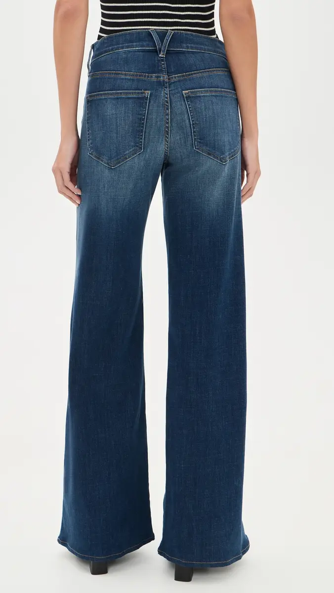 Veronica Beard Jean Taylor Wide Jeans | Thumbnail 3