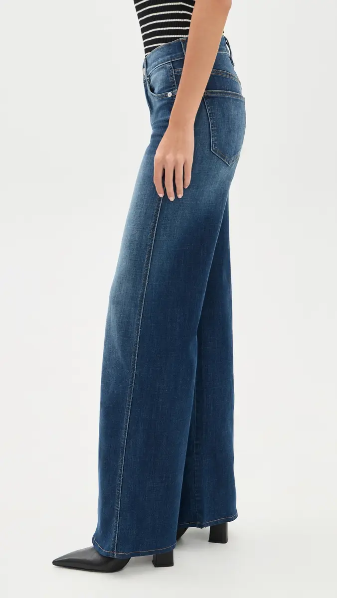 Veronica Beard Jean Taylor Wide Jeans | Thumbnail 4