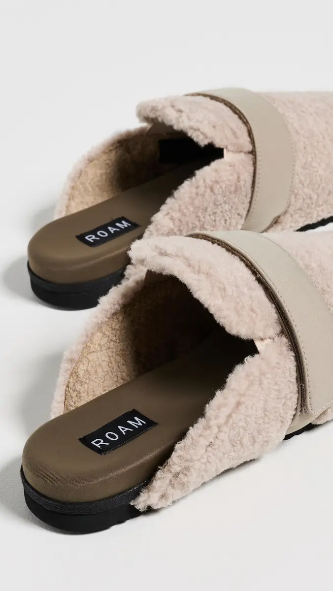 ROAM Slim Fuzzy Loaf Mules | Thumbnail 4 ROAM Slim Fuzzy Loaf Mules | Thumbnail 4