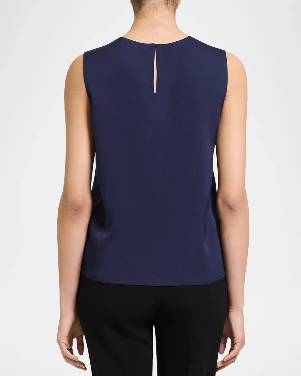 Theory Silk Straight Shell Top | Thumbnail 3 Theory Silk Straight Shell Top | Thumbnail 3