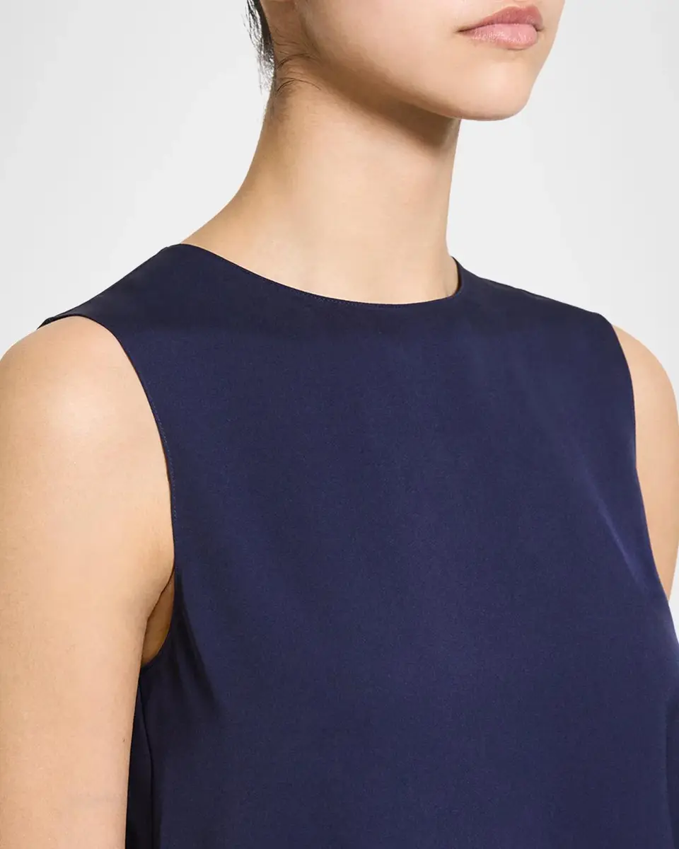Theory Silk Straight Shell Top | Thumbnail 5 Theory Silk Straight Shell Top | Thumbnail 5