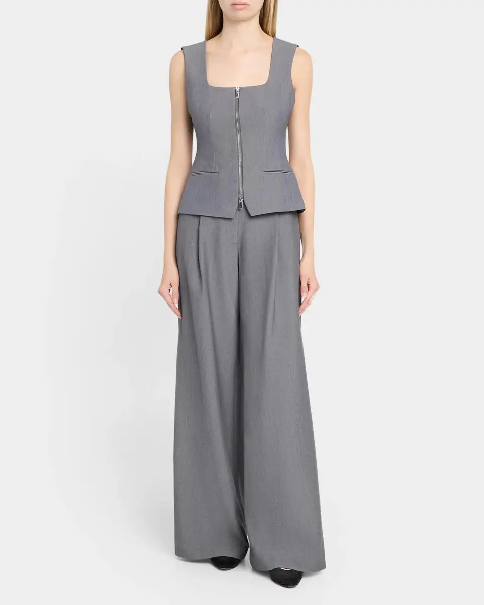 Toccin Yara Sleeveless Zip-Front Vest | Thumbnail 2 Toccin Yara Sleeveless Zip-Front Vest | Thumbnail 2