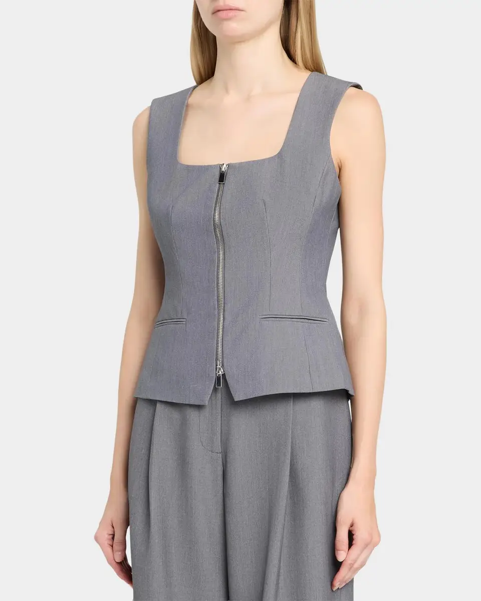 Toccin Yara Sleeveless Zip-Front Vest | Thumbnail 4 Toccin Yara Sleeveless Zip-Front Vest | Thumbnail 4
