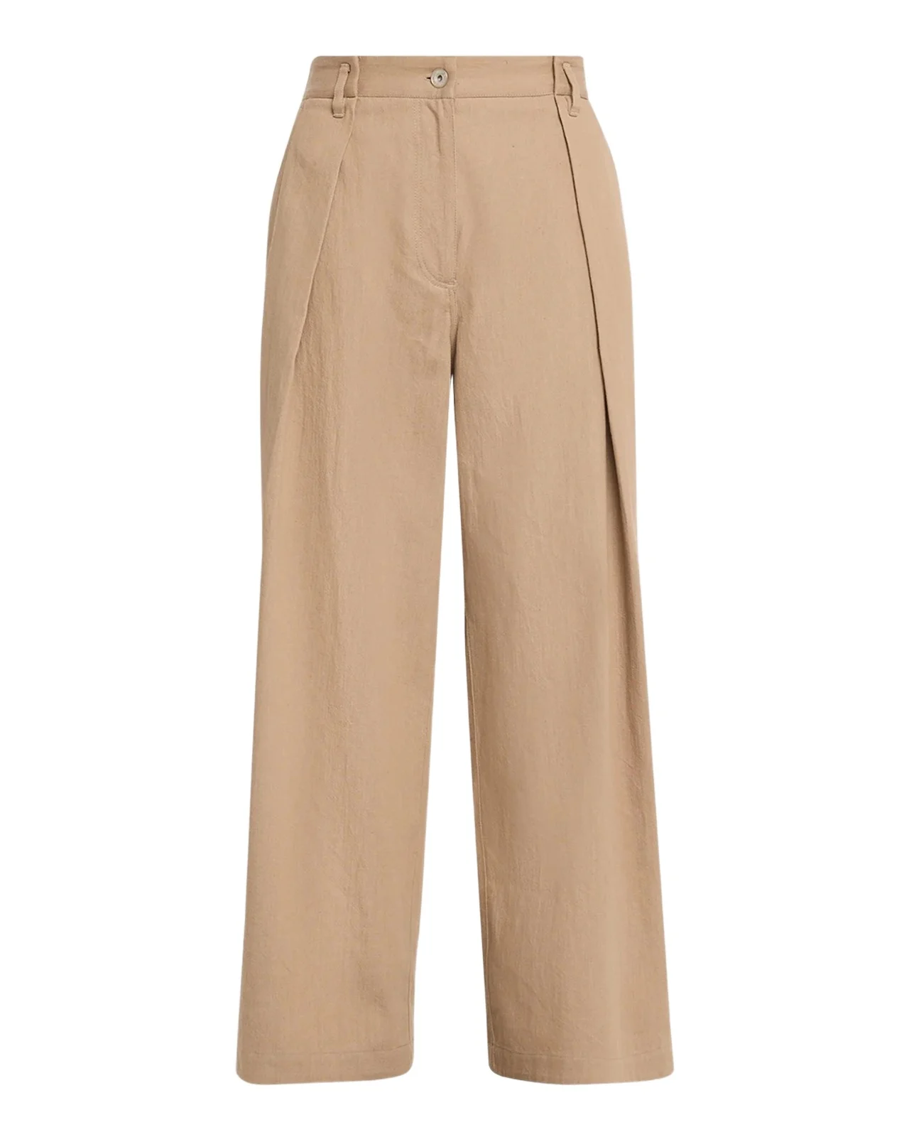 Brunello Cucinelli Sparkle Twill Wide-Leg Pants