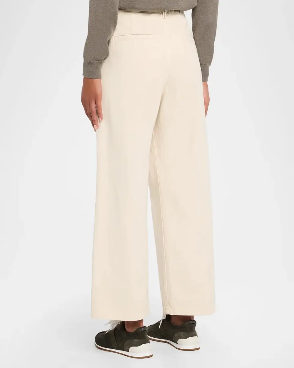 Brunello Cucinelli Garment Dye Straight-Leg Ankle Pants | Thumbnail 3 Brunello Cucinelli Garment Dye Straight-Leg Ankle Pants | Thumbnail 3