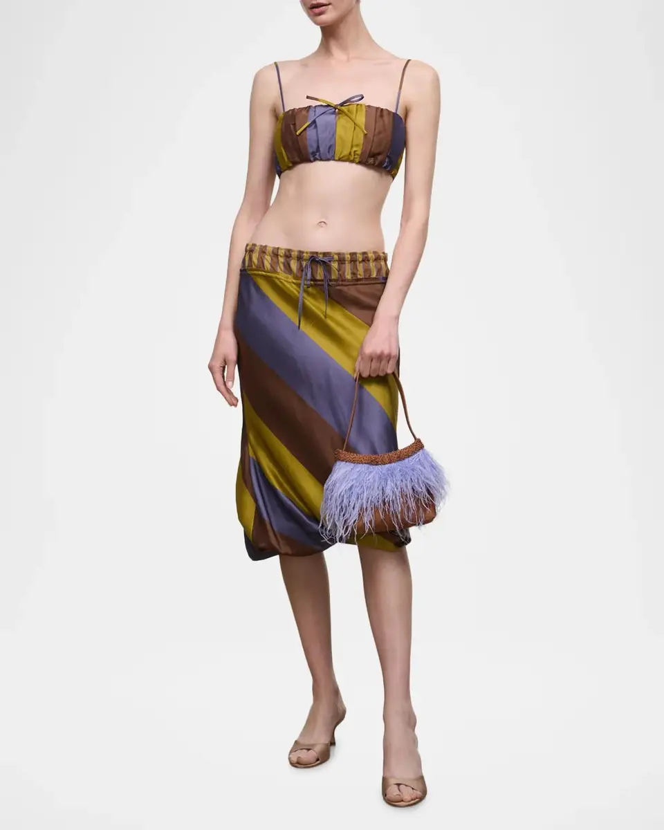Staud Winslow Beaded Feather Top-Handle Bag | Thumbnail 10 Staud Winslow Beaded Feather Top-Handle Bag | Thumbnail 10