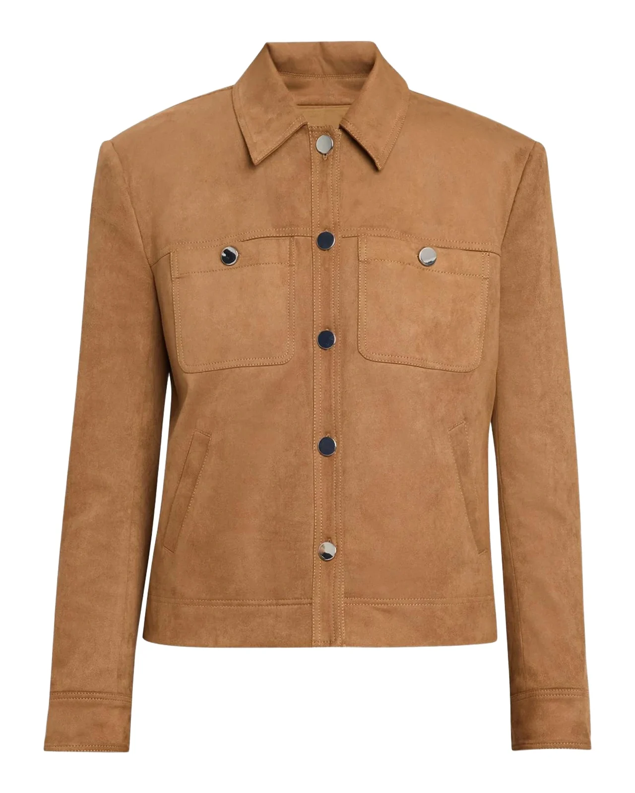 Isalya Boxy Button-Front Jacket Isalya Boxy Button-Front Jacket