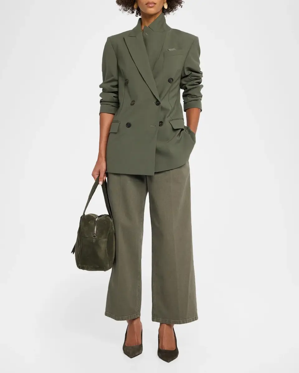 Brunello Cucinelli Tropical Luxury Wool Double-Breasted Jacket | Thumbnail 2 Brunello Cucinelli Tropical Luxury Wool Double-Breasted Jacket | Thumbnail 2