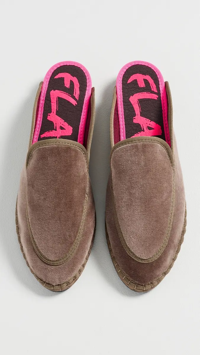 Flabelus Bruna Velvet Mules | Thumbnail 2 Flabelus Bruna Velvet Mules | Thumbnail 2