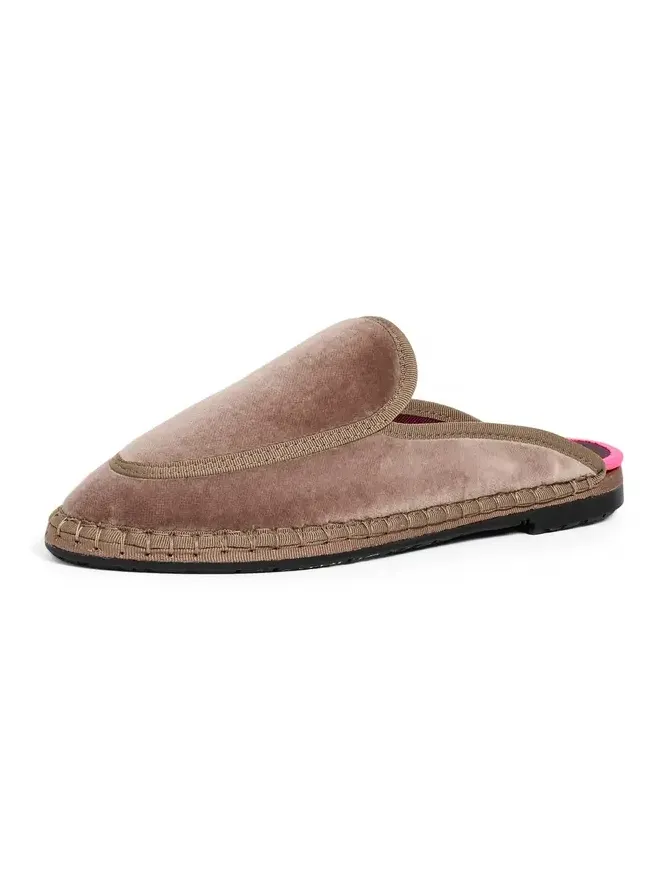 Bruna Velvet Mules