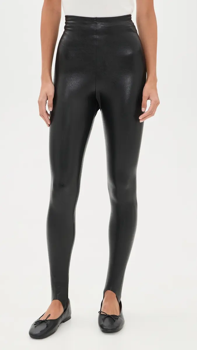 Commando Faux Leather Stirrup Leggings | Thumbnail 3 Commando Faux Leather Stirrup Leggings | Thumbnail 3
