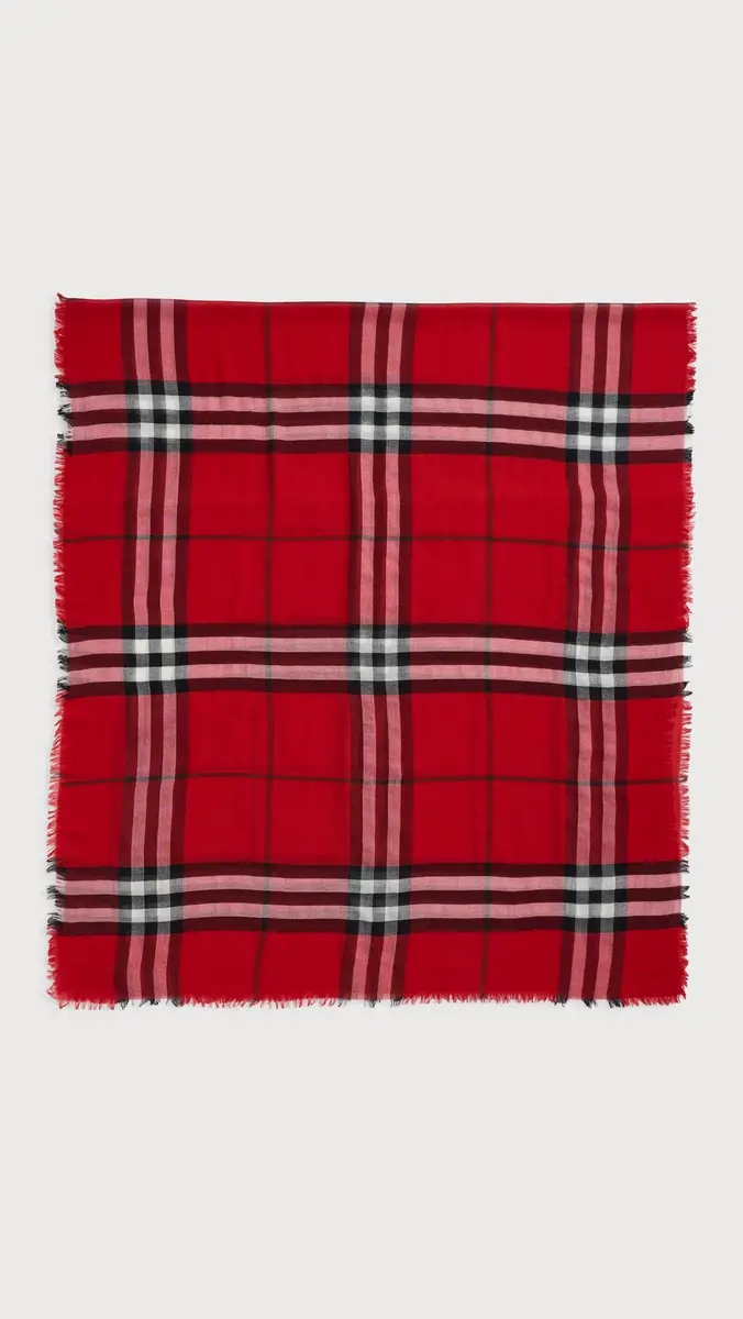 Burberry Wide Check Wool Scarf | Thumbnail 2 Burberry Wide Check Wool Scarf | Thumbnail 2