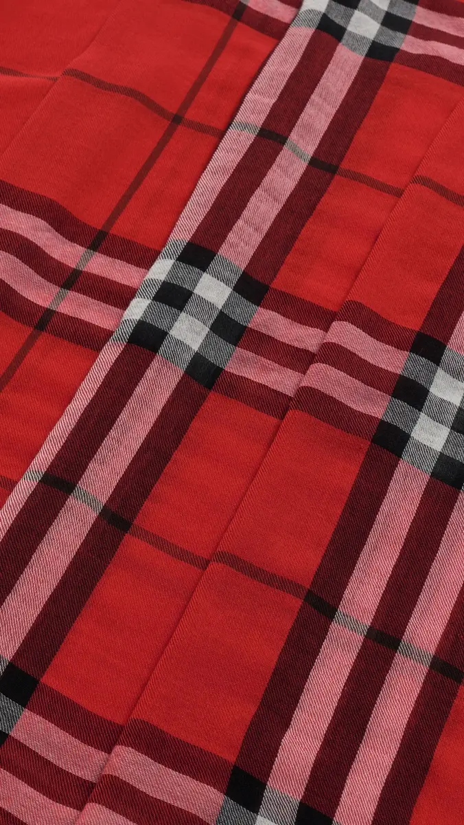 Burberry Wide Check Wool Scarf | Thumbnail 5 Burberry Wide Check Wool Scarf | Thumbnail 5