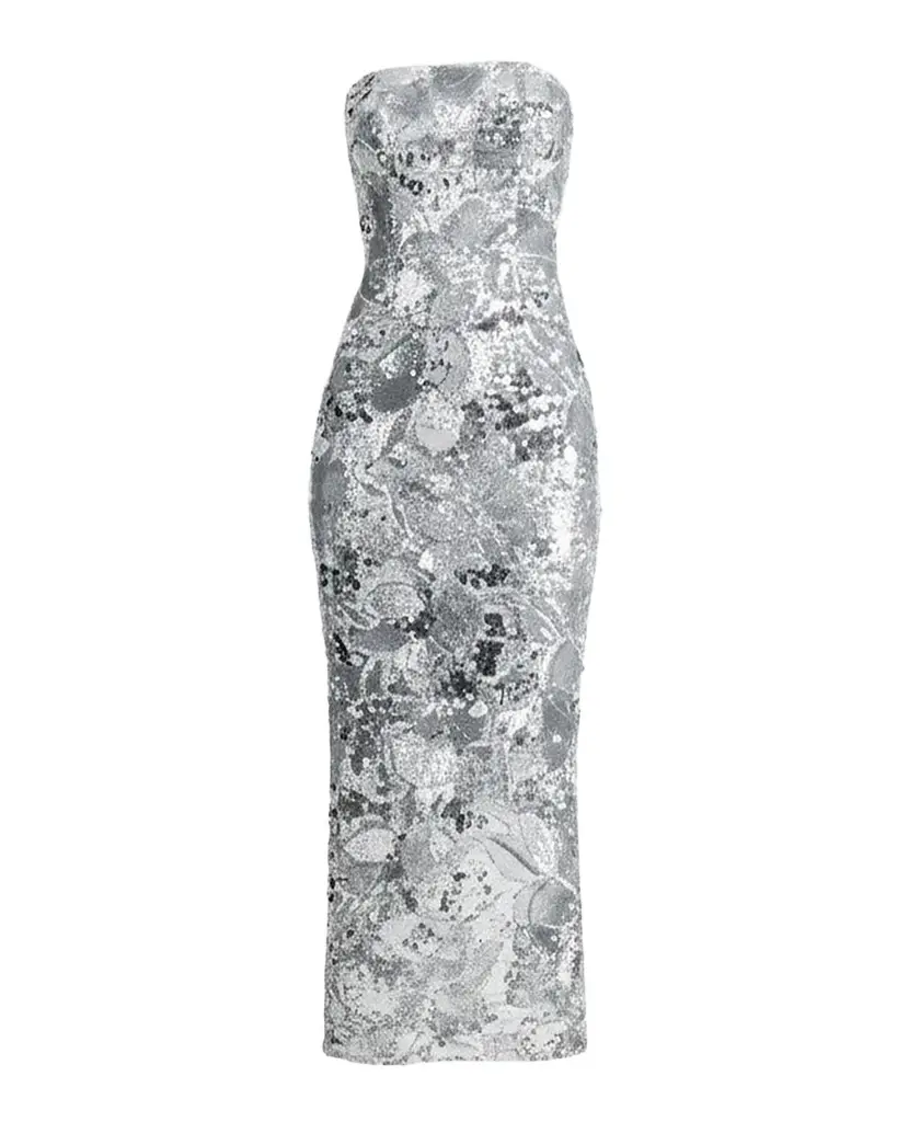 HELSI Leslie Strapless Sequin Column Gown