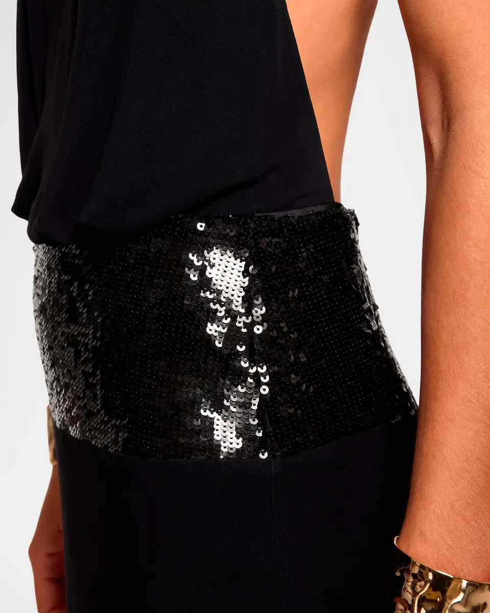 Ramy Brook Theresa Sequined Halter Gown | Thumbnail 5 Ramy Brook Theresa Sequined Halter Gown | Thumbnail 5