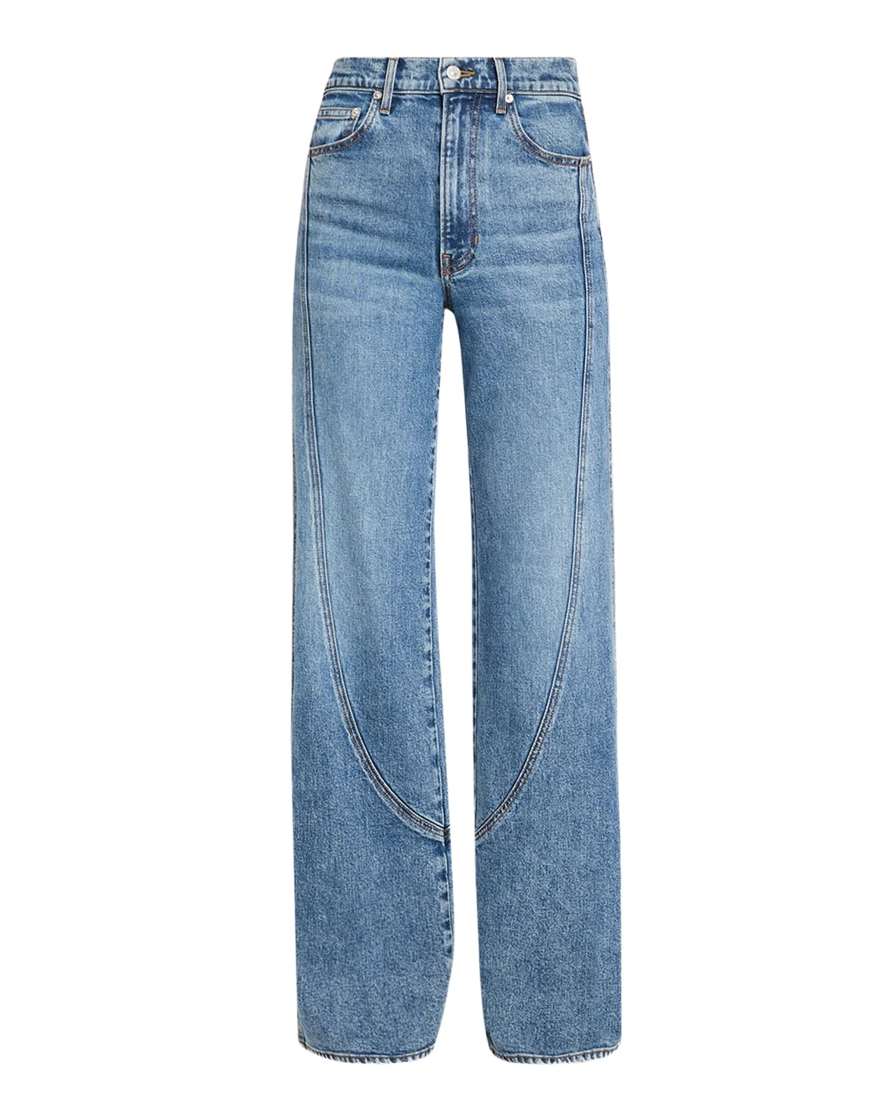Veronica Beard Taylor Godet Wide-Leg Jeans