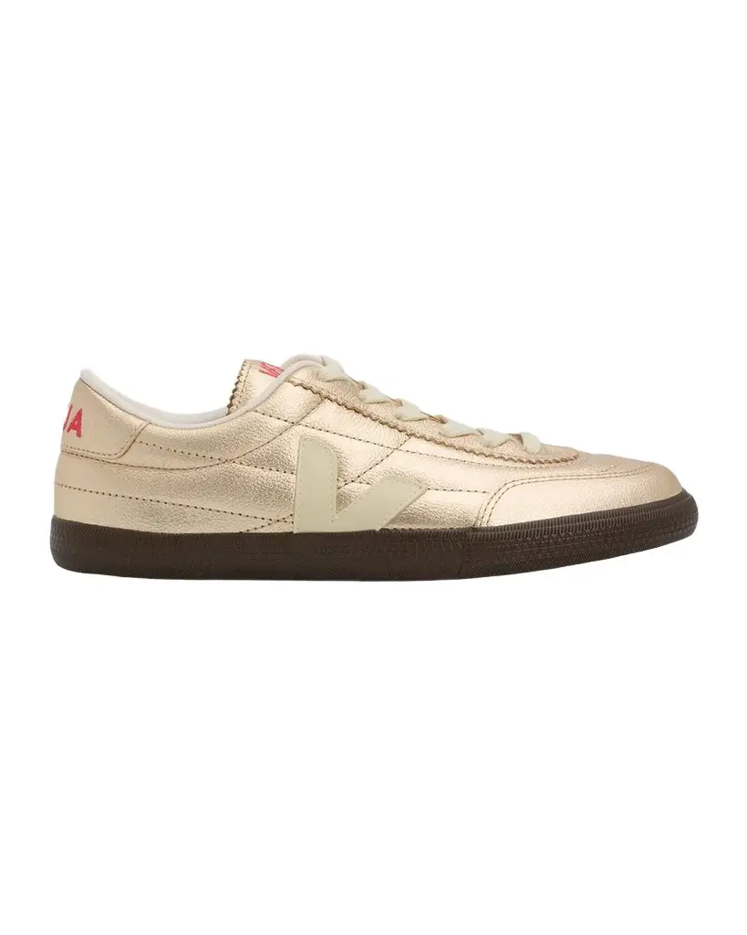 Veja Panenka Platine Metallic Leather Low-Top Sneakers | Image 1 Veja Panenka Platine Metallic Leather Low-Top Sneakers | Image 1