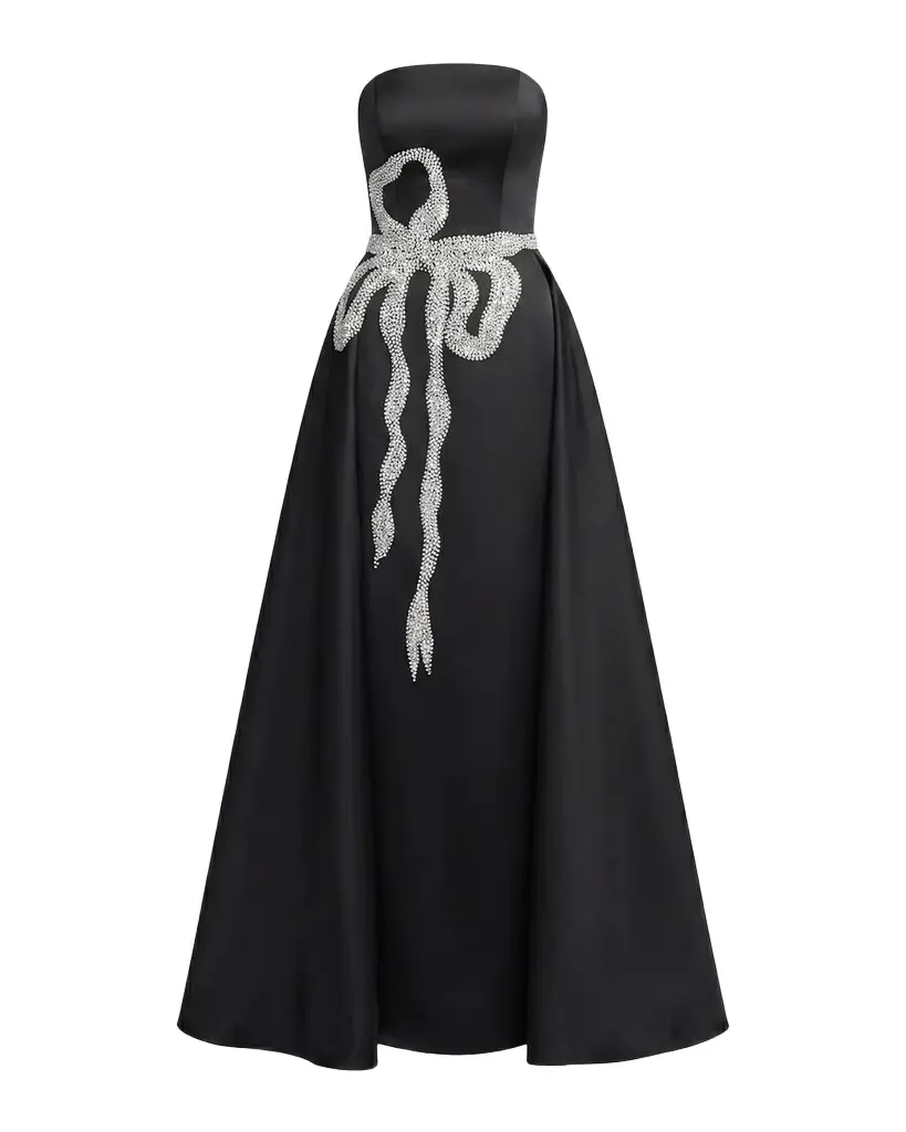 Mac Duggal Evening Strapless Satin Gown | Image 1 Mac Duggal Evening Strapless Satin Gown | Image 1