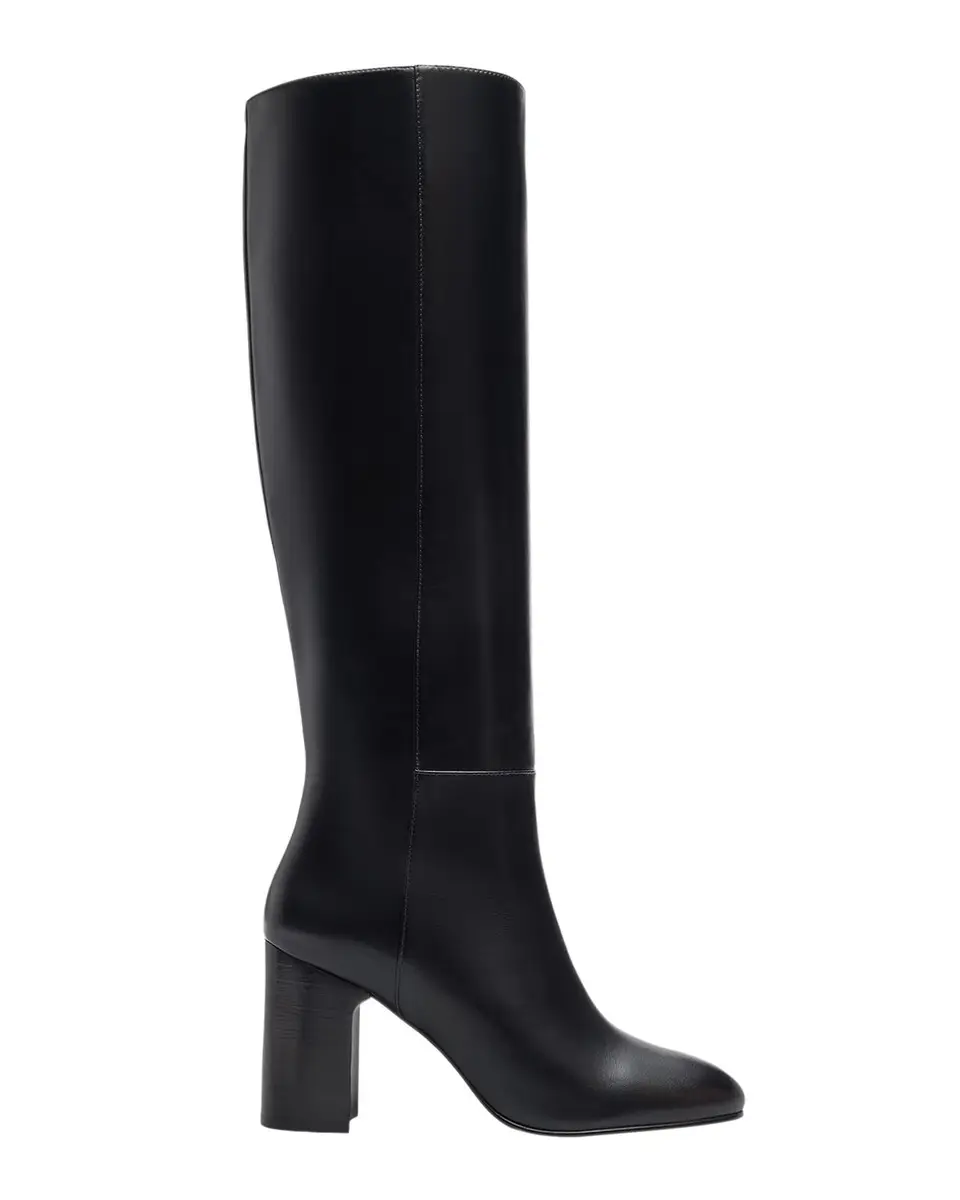 Stuart Weitzman 85mm Mulberry Leather Knee-High Boots | Thumbnail 3