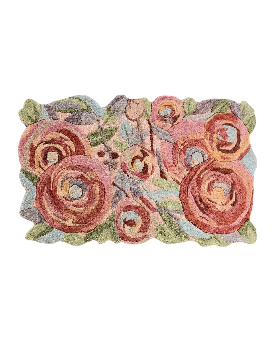 MacKenzie-Childs Sonia's Rose Rug, 2 ' x 4 ' | Thumbnail 3